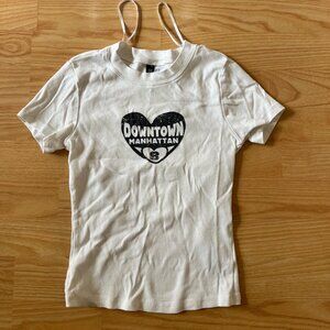 H&M Divided Downtown Manhattan Graphic Tee – XS